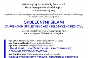 Společnými silami za poznáním společného archeologického dědictví